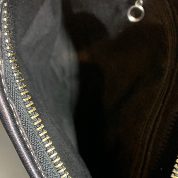Coach Signature Black and Tan Crossbody Bag - Picture 6 of 7